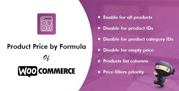 Product Price by Formula for WooCommerce v2.4.0 WordPress Plugin Download