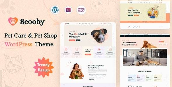 Scooby v1.0 – Pet Care and Pet Shop WordPress Theme Download