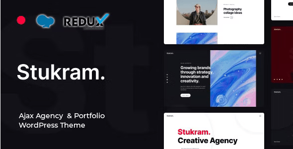 Stukram v5.4 – AJAX Agency & Portfolio WordPress Theme Download