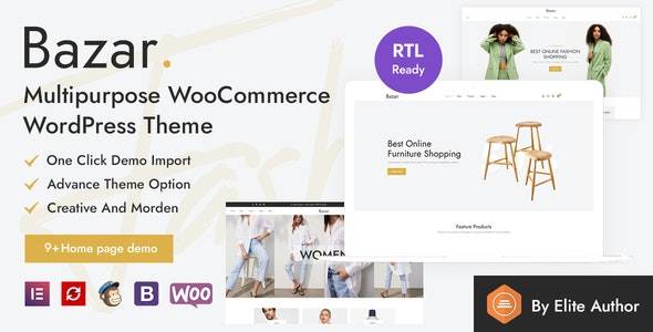 Bazar v1.2 – Multipurpose WooCommerce WordPress Theme Download