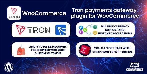 TronPay WooCommerce v1.0.1 – Tron payments gateway plugin Download