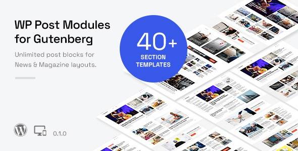 WP Post Modules for Gutenberg v.0.1.0 WordPress Plugin Download