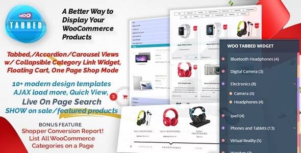 WooCommerce Tabbed Category Product Listing Pro v10.0.1 WordPress Plugin Download