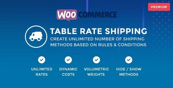 WooCommerce Table Rate Shipping