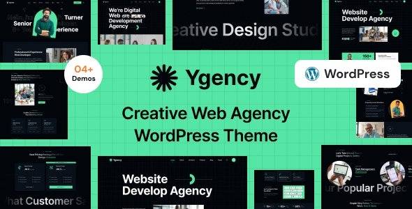 Ygency v1.0.3 – Web Design Agency WordPress Theme Download (Updated)