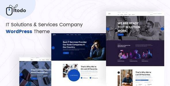 Itodo v1.0 – IT Solutions & Services Company WordPress Theme Download