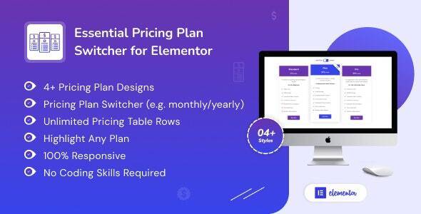 Essential Pricing Plan Switcher for Elementor v1.0.1 Plugin Download