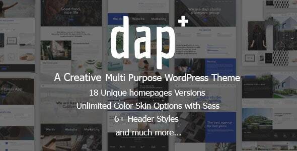 Dap v1.0 – Creative MultiPurpose WordPress Theme Download