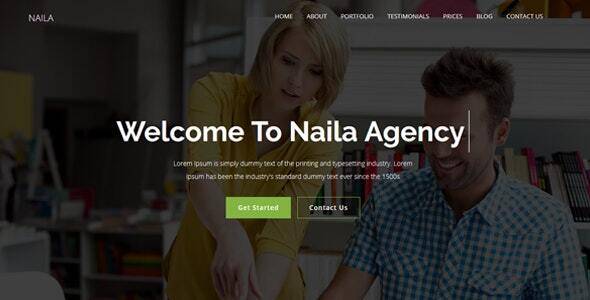 Naila v1.0 – One Page MultiPurpose WordPress Theme Download