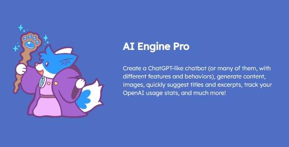 AI Engine Pro v1.7.0 – ChatGPT Chatbot Plugin Download (Updated)