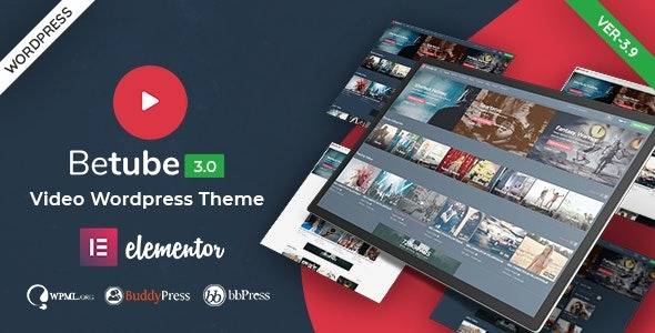 Betube v3.0.7 Video WordPress Theme Download