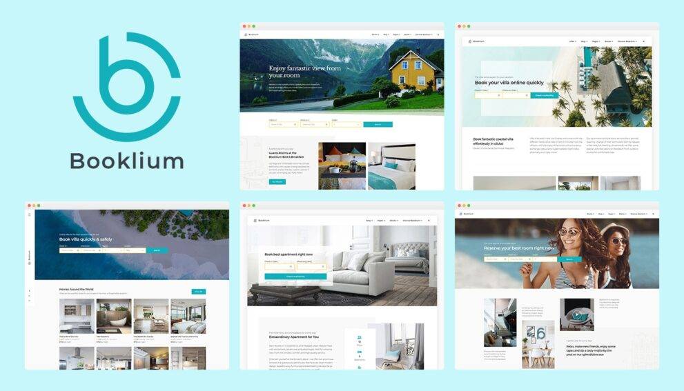 Booklium v1.4.3 WordPress Rental Theme