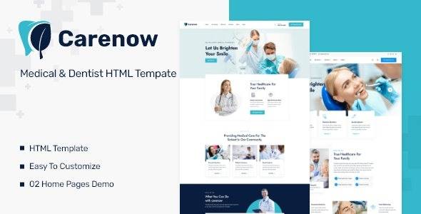 Carenow v1.1.5 Medical & Dentist WordPress Theme Download