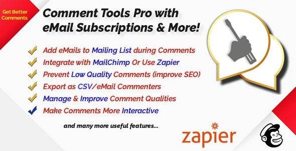 Comment Tools with Auto Moderation, Spam Protection, Attachment, Mailing List Opt-in v5.6.1