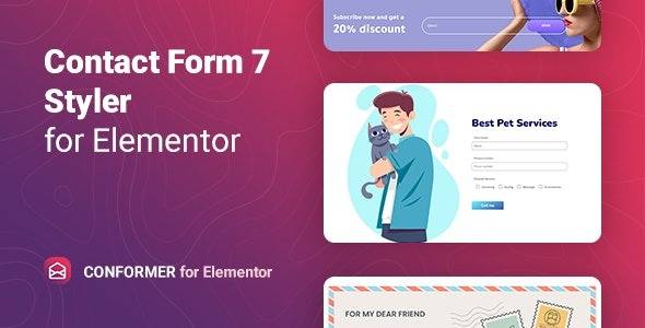 ConFormer v1.0.6 – Contact Form 7 styler for Elementor