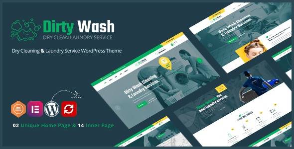 DirtyWash v1.0.6 – Laundry Service WordPress Theme