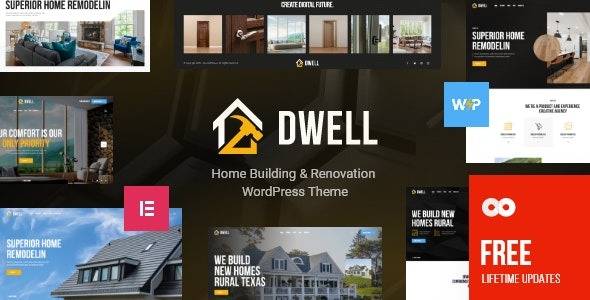 Dwell v1.2.1 – Home Building & Renovation WordPress Theme Download