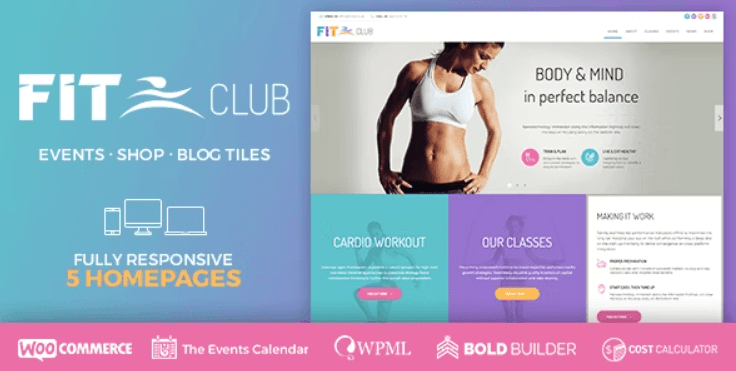 Fitness Club v1.4.0 – Health & Gym WordPress Theme