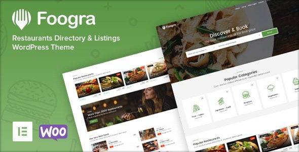 Foogra v1.0.17 – Restaurants Directory & Listings WordPress Theme