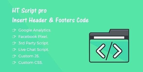 HT Script Pro v1.1.0 – Insert Headers and Footers Code