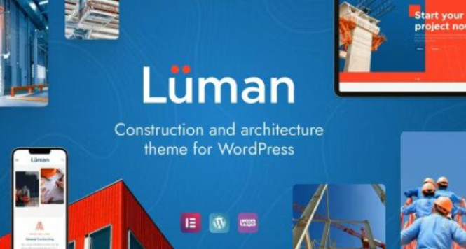 Luman v1.5.1 – Construction WordPress Theme