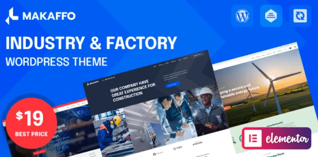 Makaffo v1.0.1 – Industry & Factory WordPress Theme