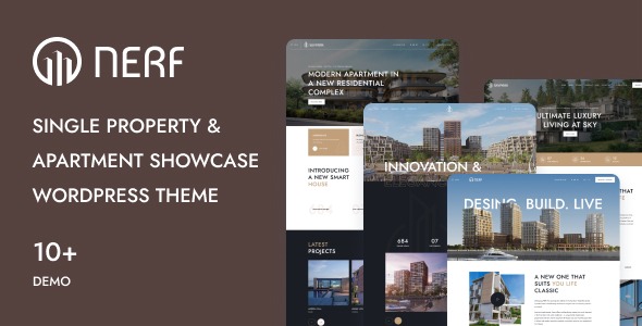 Nerf v1.0.1 – Single Property WordPress Theme