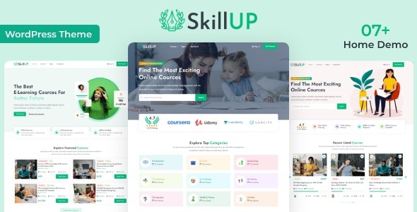 SkillUp v1.0.22 – Online Education WordPress Theme