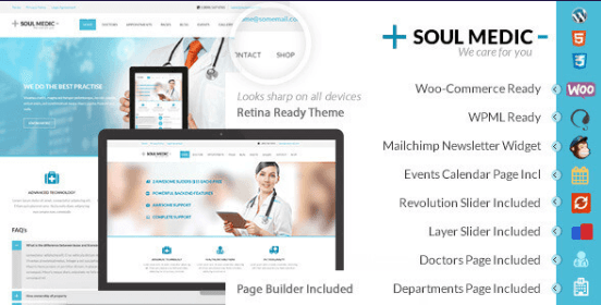 SoulMedic Health v4.9 – Medical & Health Care Theme