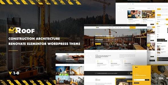 TheRoof v1.0.5 – Construction And Architecture WordPress Theme