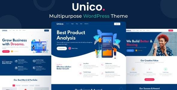 Unico v1.7 – Multipurpose WordPress Theme Download