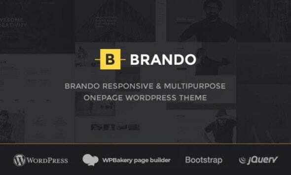 Brando v2.4 – Responsive and Multipurpose OnePage WordPress Theme (Updated)