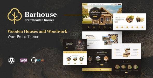 Barhouse v1.1.6 – Wooden House Construction and Woodworks WordPress Theme