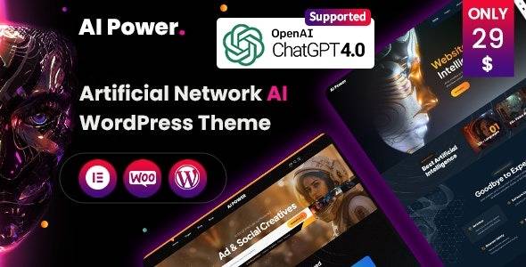 AI Power v1.0 – AI WordPress Theme