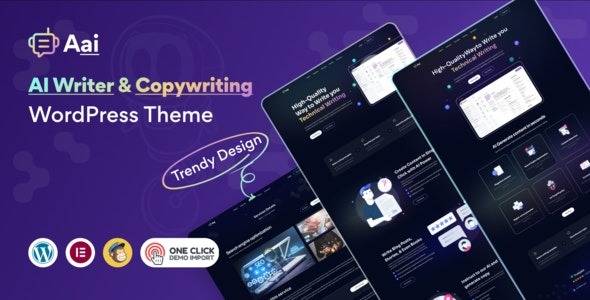 Aai v1.0.0 – AI Writer & AI Copywriting Landing Page Theme