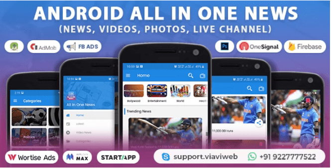 All In One News (News, Videos, Photos, Live Channel) v6.0 – nulled