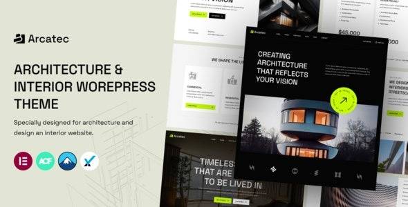 Arcatec v1.0.1- Architecture and Interior WordPress Theme