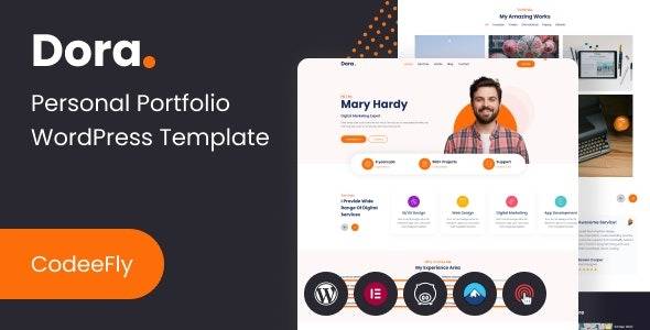 Dora v1.0 – Personal Portfolio WordPress Theme