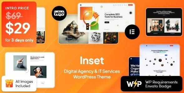 Inset v1.1.2 – Digital Agency & IT Services WordPress Theme