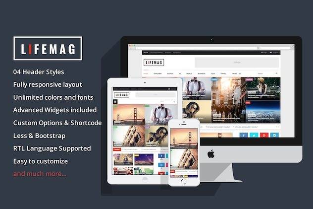 LifeMag v1.0.4 – Responsive Magazine WordPress Theme