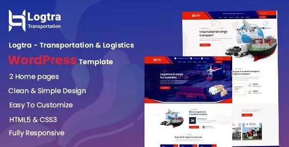 Logtra v1.0 – Transportation & Logistics WordPress Theme