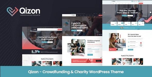 Qizon v1.0.2 – Crowdfunding & Charity WordPress Theme