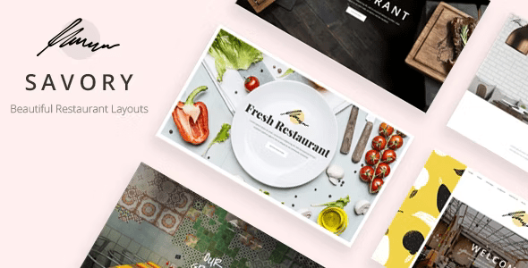 Savory v2.3 – A Beautiful Restaurant WordPress Theme (Updated)