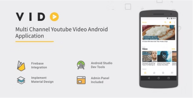 Vido v2.1 – Android Youtube Multi Channel