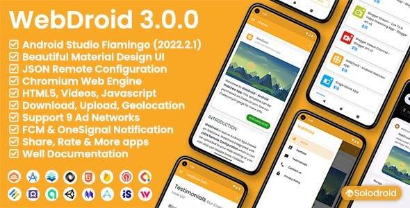 WebDroid v3.0.0 – Android WebView App