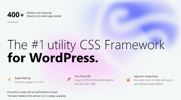 Winden v1.1.10 – The #1 utility CSS Framework for WordPress (Updated)