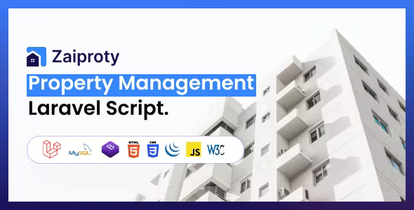 Zaiproty v3.5 – Property Management Laravel Script – nulled