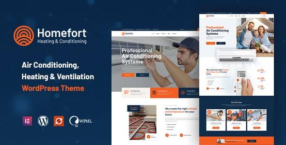 Homefort v1.1.3 – Air Conditioning & Heating WordPress Theme + RTL