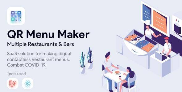 QR Menu Maker v3.6.0 – SaaS – Contactless restaurant menus