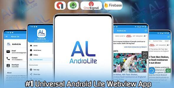 AndroLite – Easy Configurable Android WebView App Template – 30 April 2023